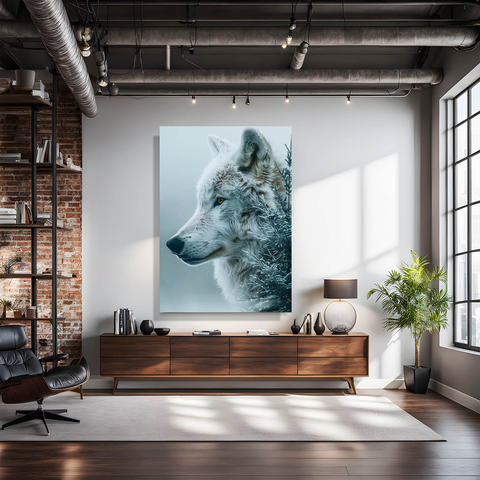 Alaskan Wolf Art