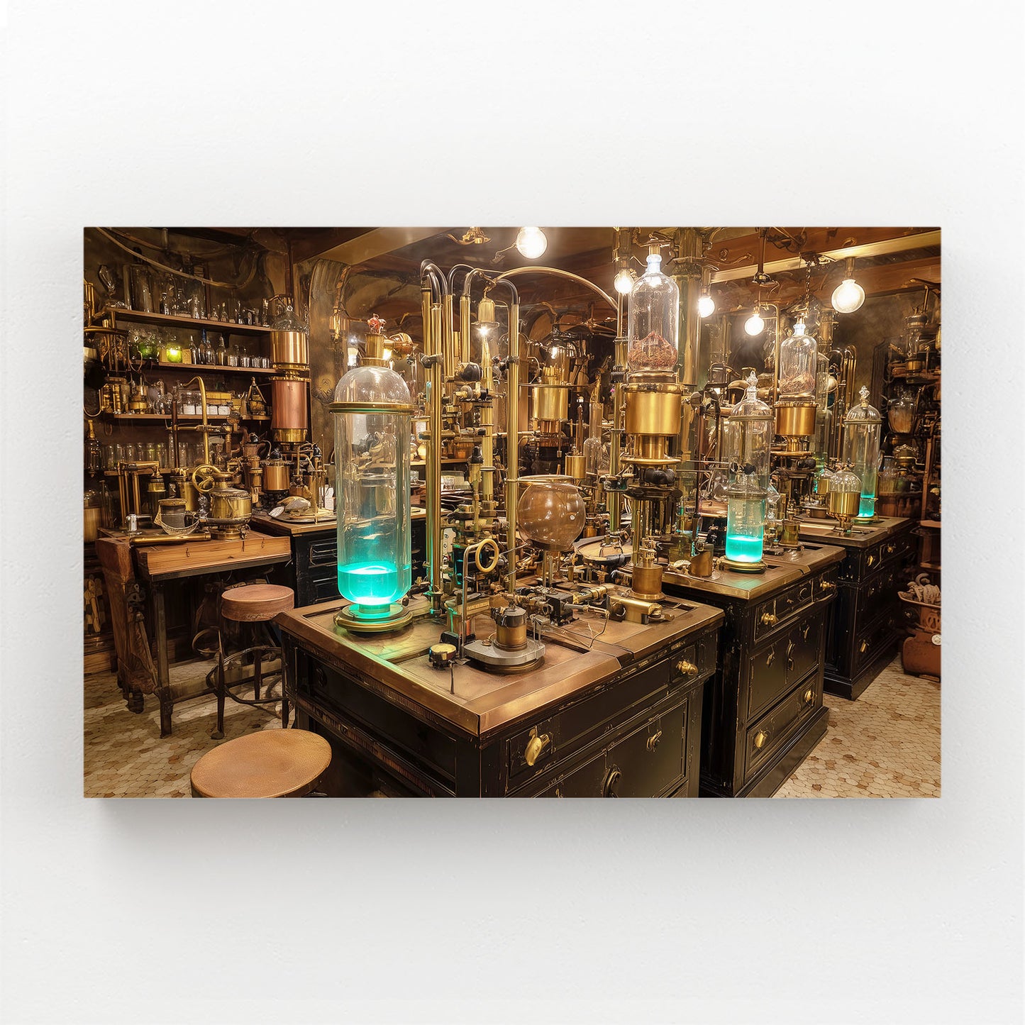 Alchemy Potion Lab Steampunk Canvas – alchemy potion lab steampunk canvas print