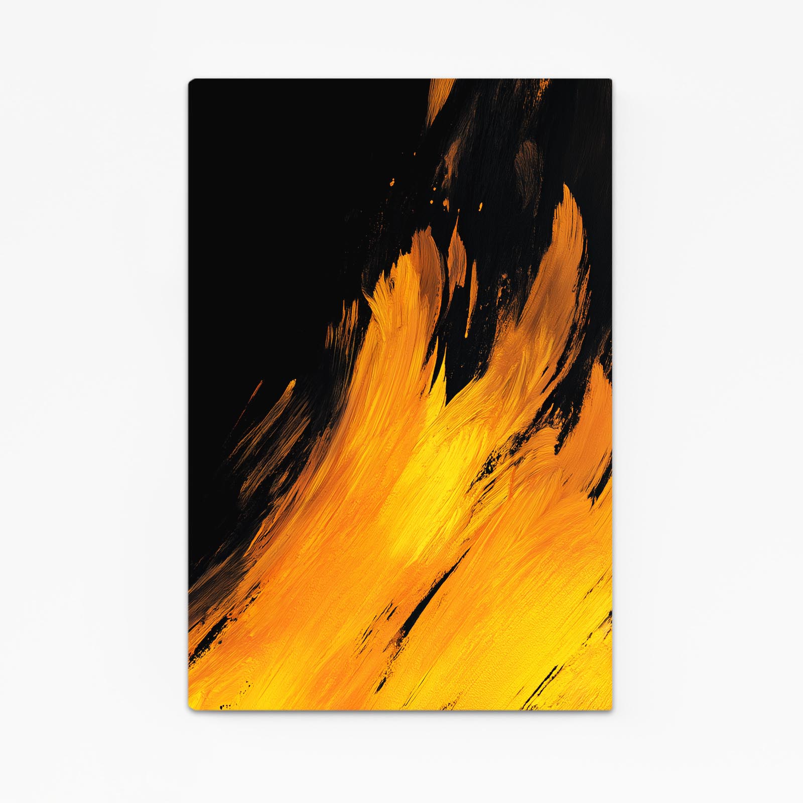 Amber Flame Strokes Gold Canvas – amber flame strokes gold canvas print