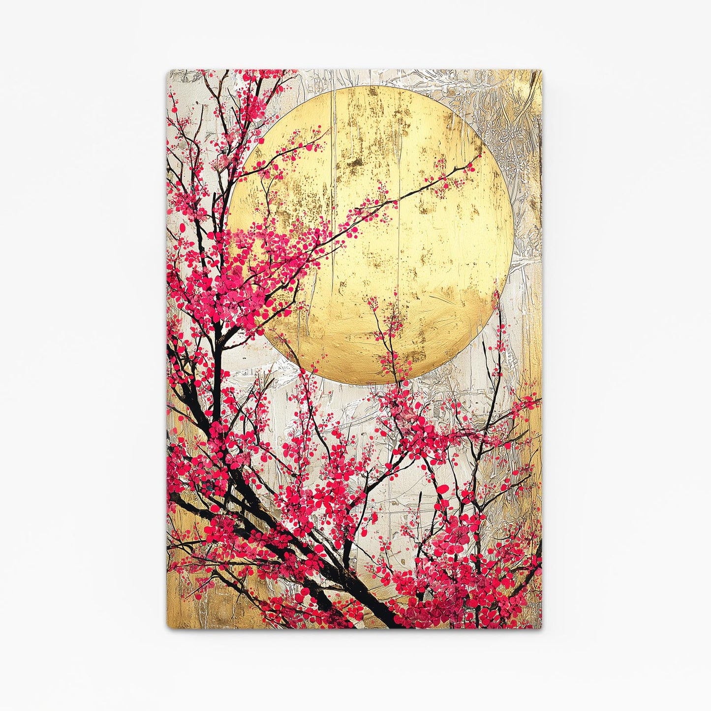 Amber Moon Branch Cherry Blossom Wall Decor – amber moon branch cherry blossom canvas print