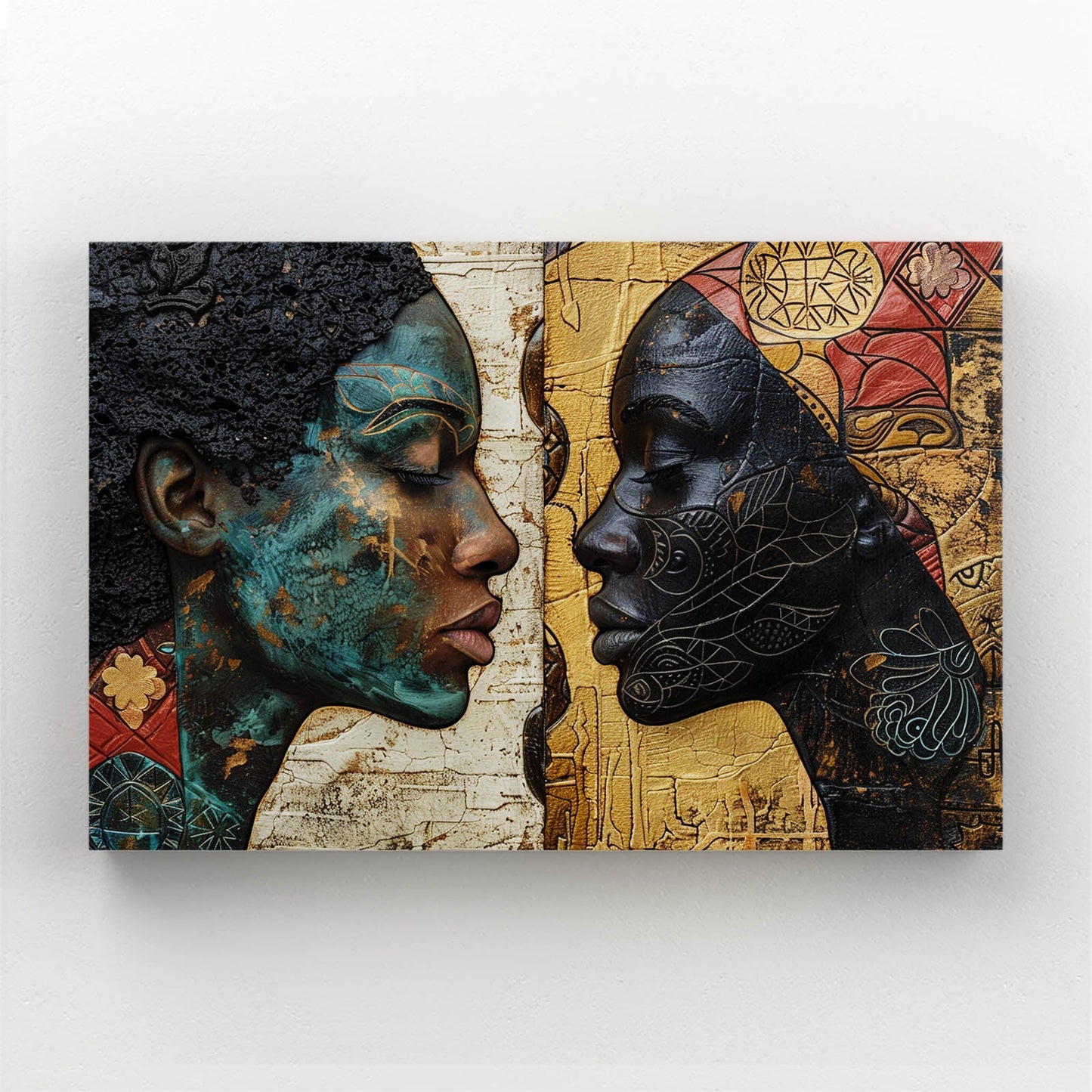 Ancestral Dialogue African Wall Art