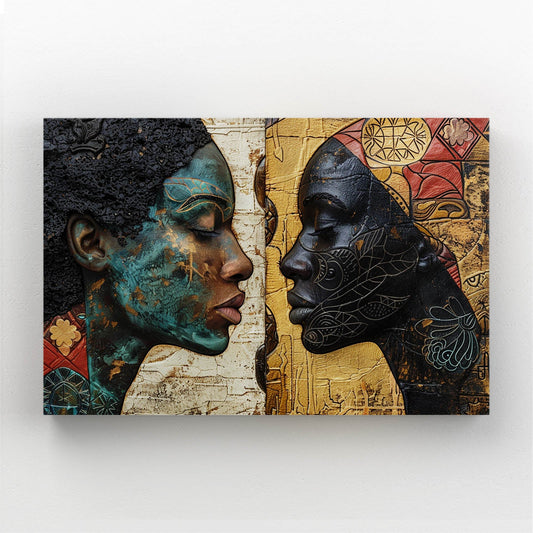 Ancestral Dialogue African Wall Art