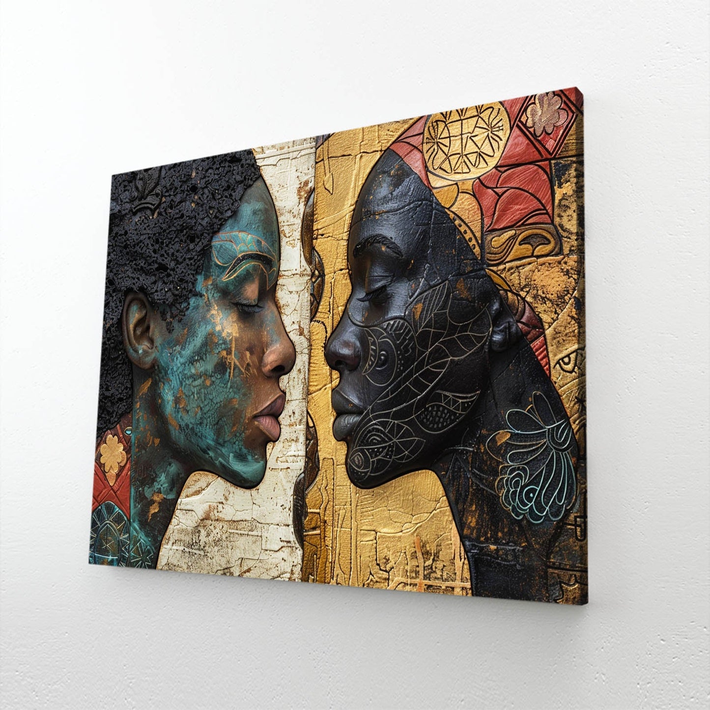 Ancestral Dialogue African Wall Art