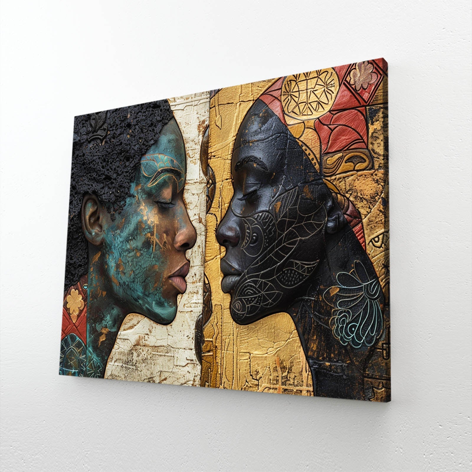 Ancestral Dialogue African Wall Art