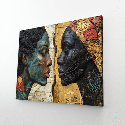 Ancestral Dialogue African Wall Art