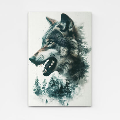 Angry Wolf Art