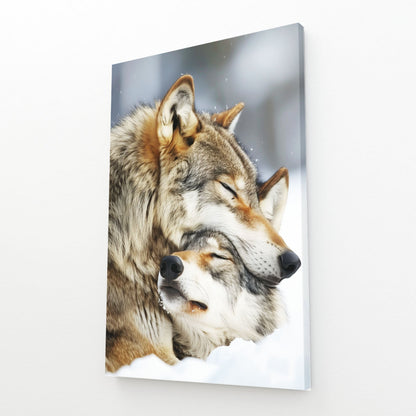 Anime Wolf Couple Art