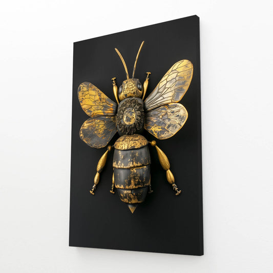 Antique Gold Bee Art
