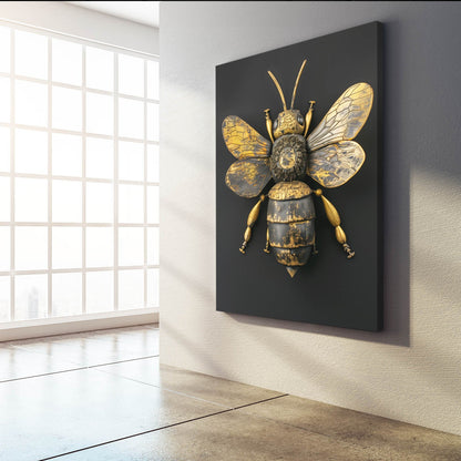 Antique Gold Bee Art