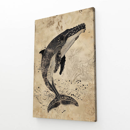 Antique Whale Art