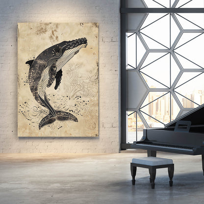 Antique Whale Art