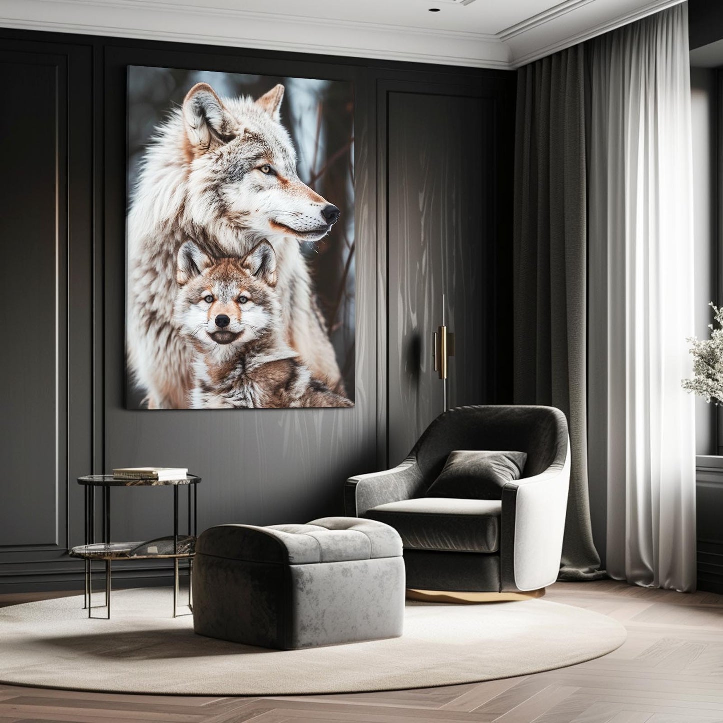 Arctic Wolf Wall Art