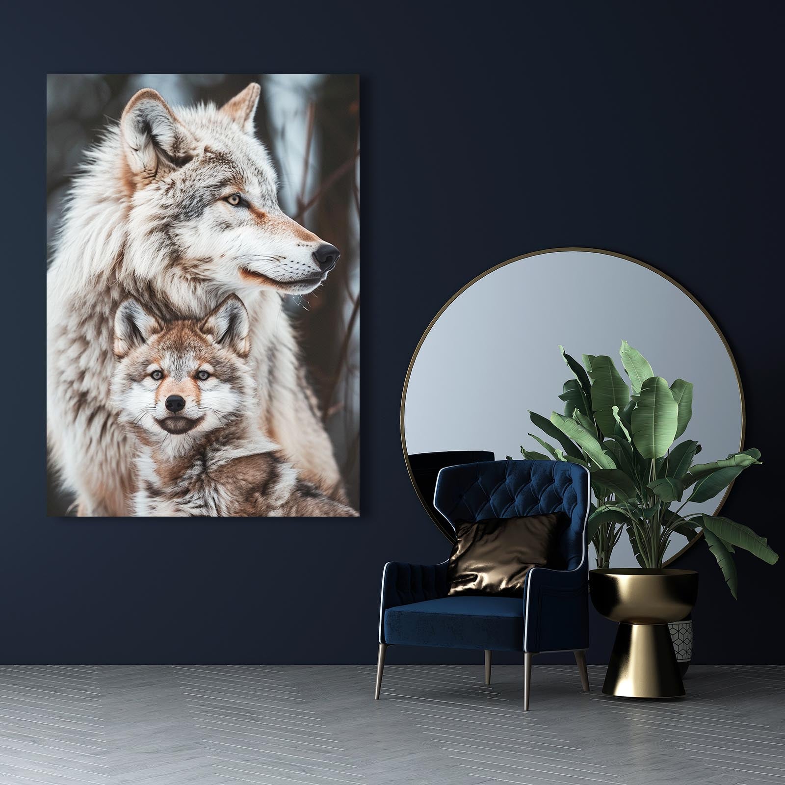 Arctic Wolf Wall Art
