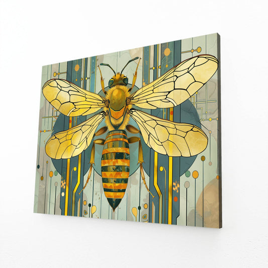 Art Deco Bee Art