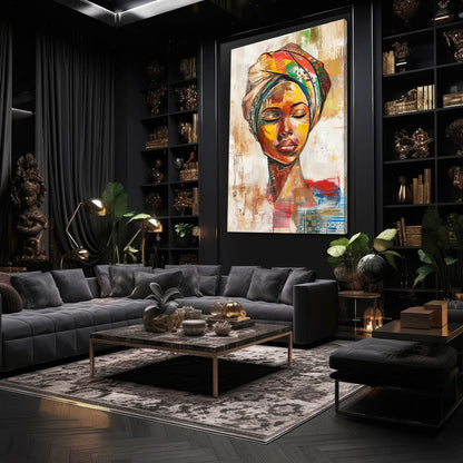 Artistic African Canvas Art