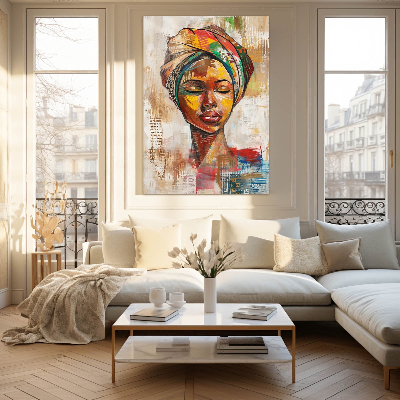 Artistic African Canvas Art