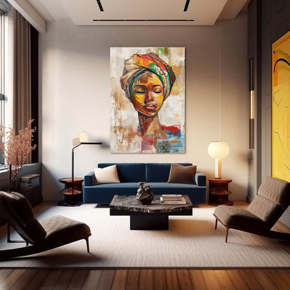 Artistic African Canvas Art