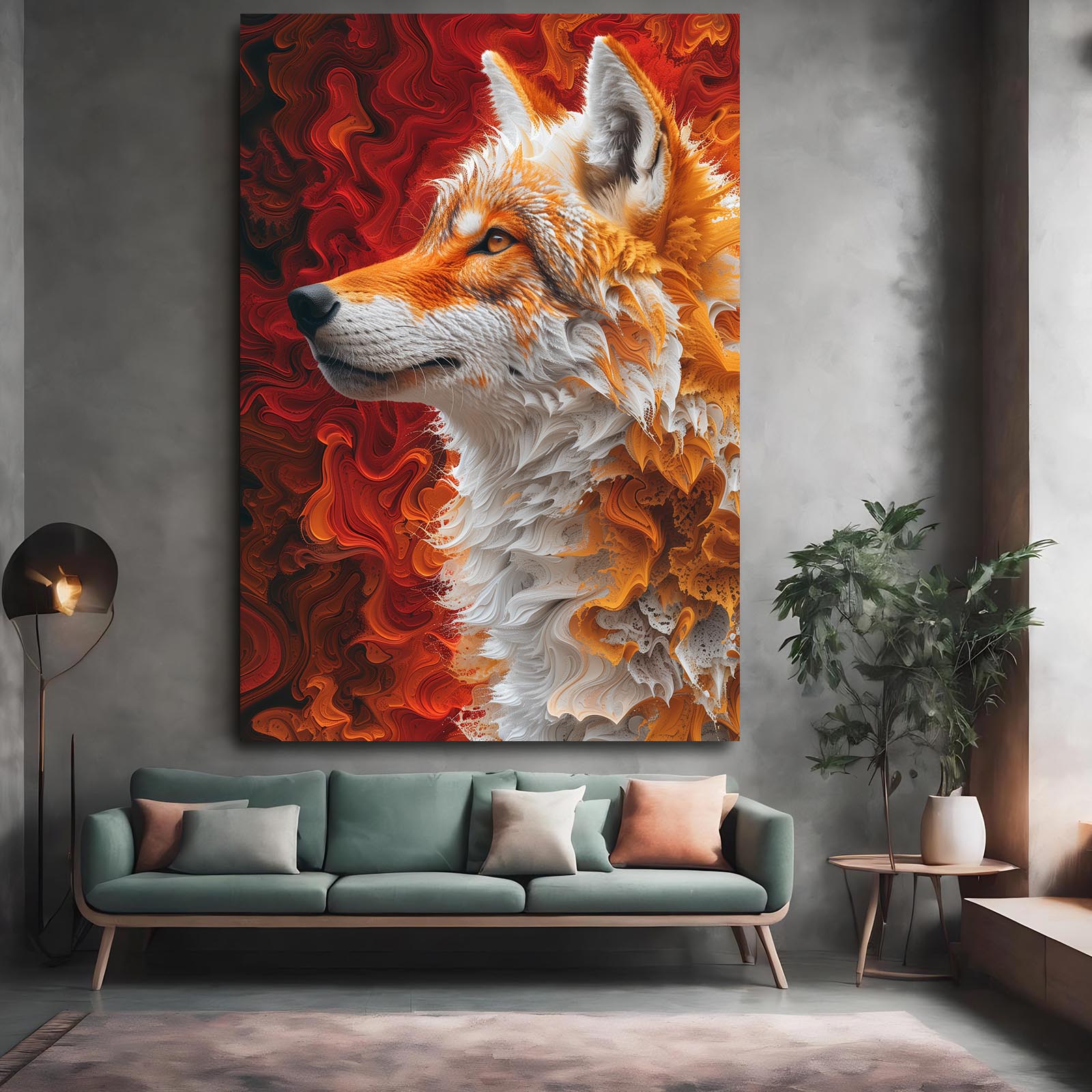 Artistic Wolf Art