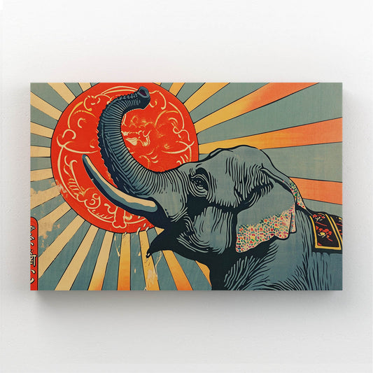 Asian Elephant Wall Art