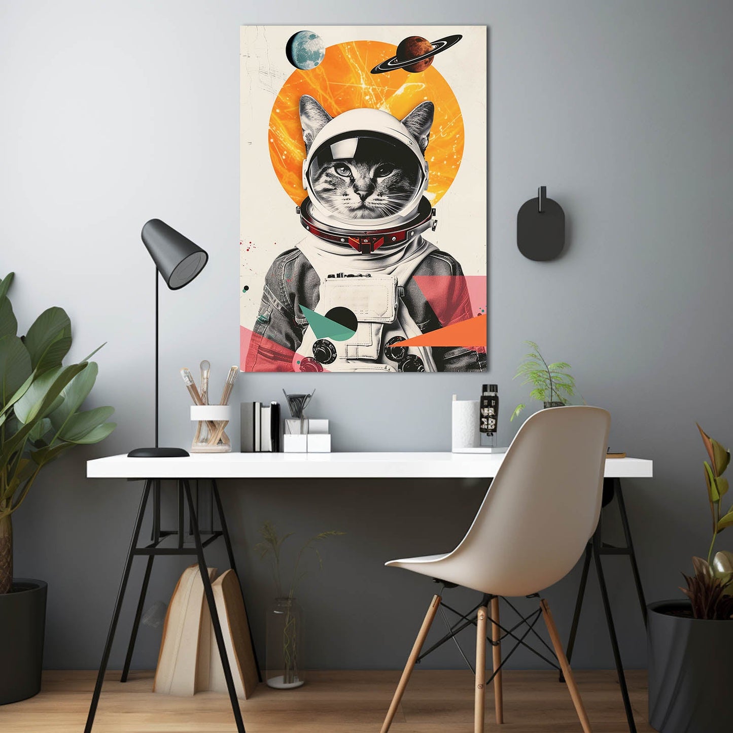 Atomic Cat Wall Art