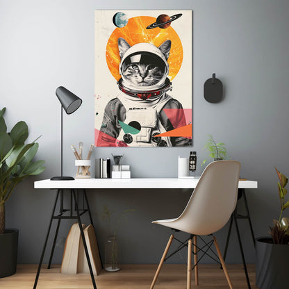 Atomic Cat Wall Art