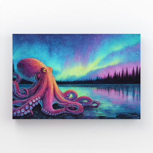 Aurora Lake Octopus Prints – aurora lake octopus canvas print