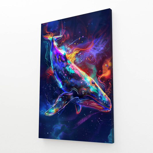 Aurora Pulse Whale Art