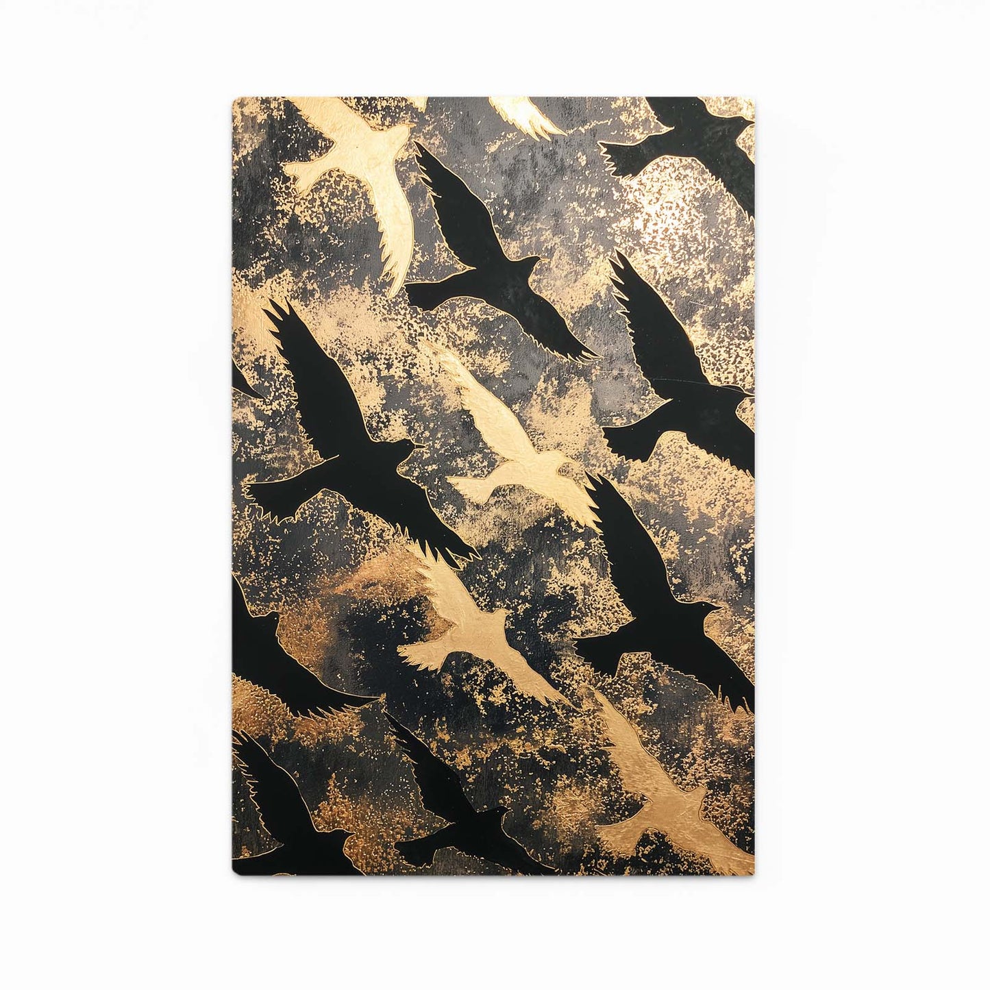 Autumn Bird Cascade Gold Wall Art – autumn bird cascade gold canvas print