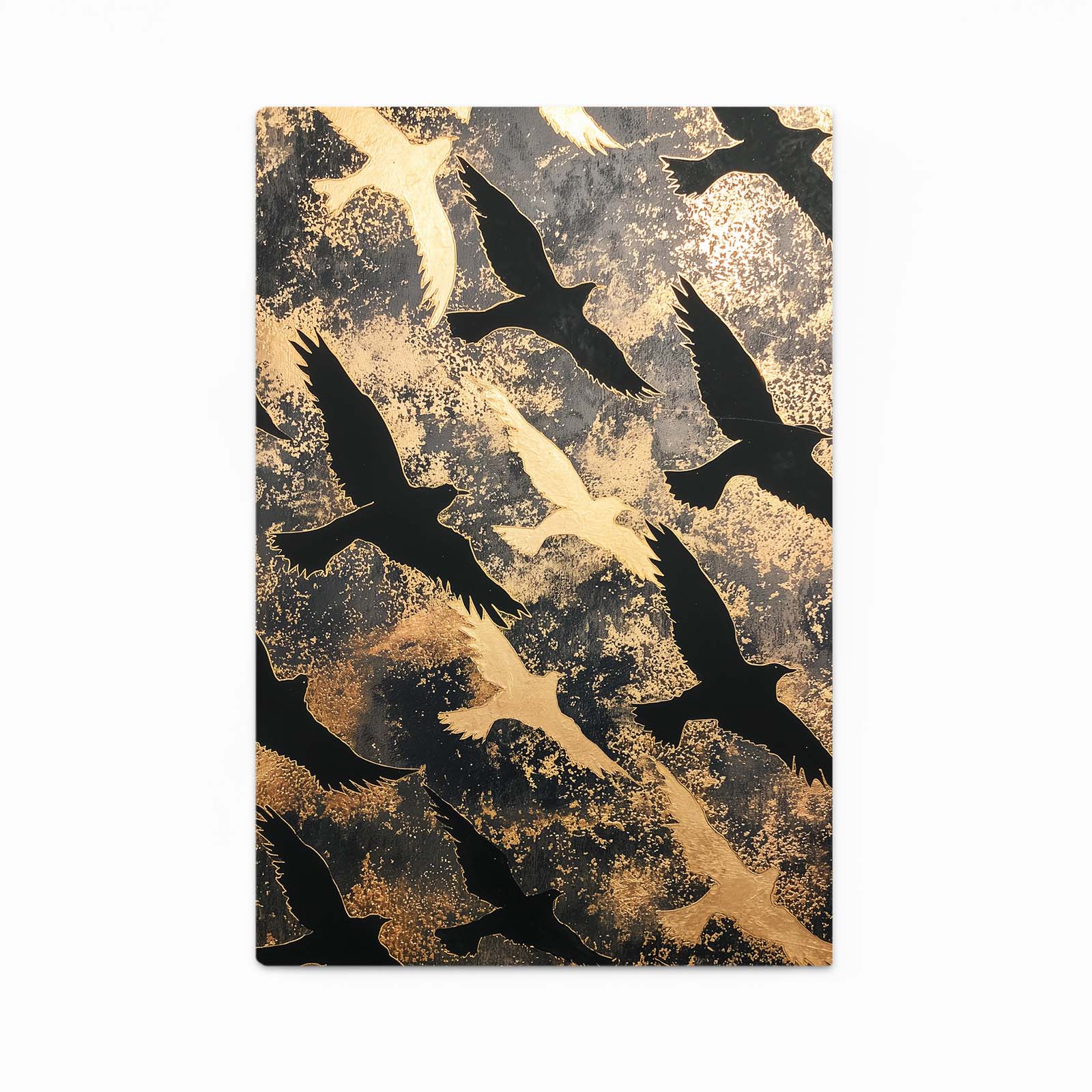 Autumn Bird Cascade Gold Wall Art – autumn bird cascade gold canvas print