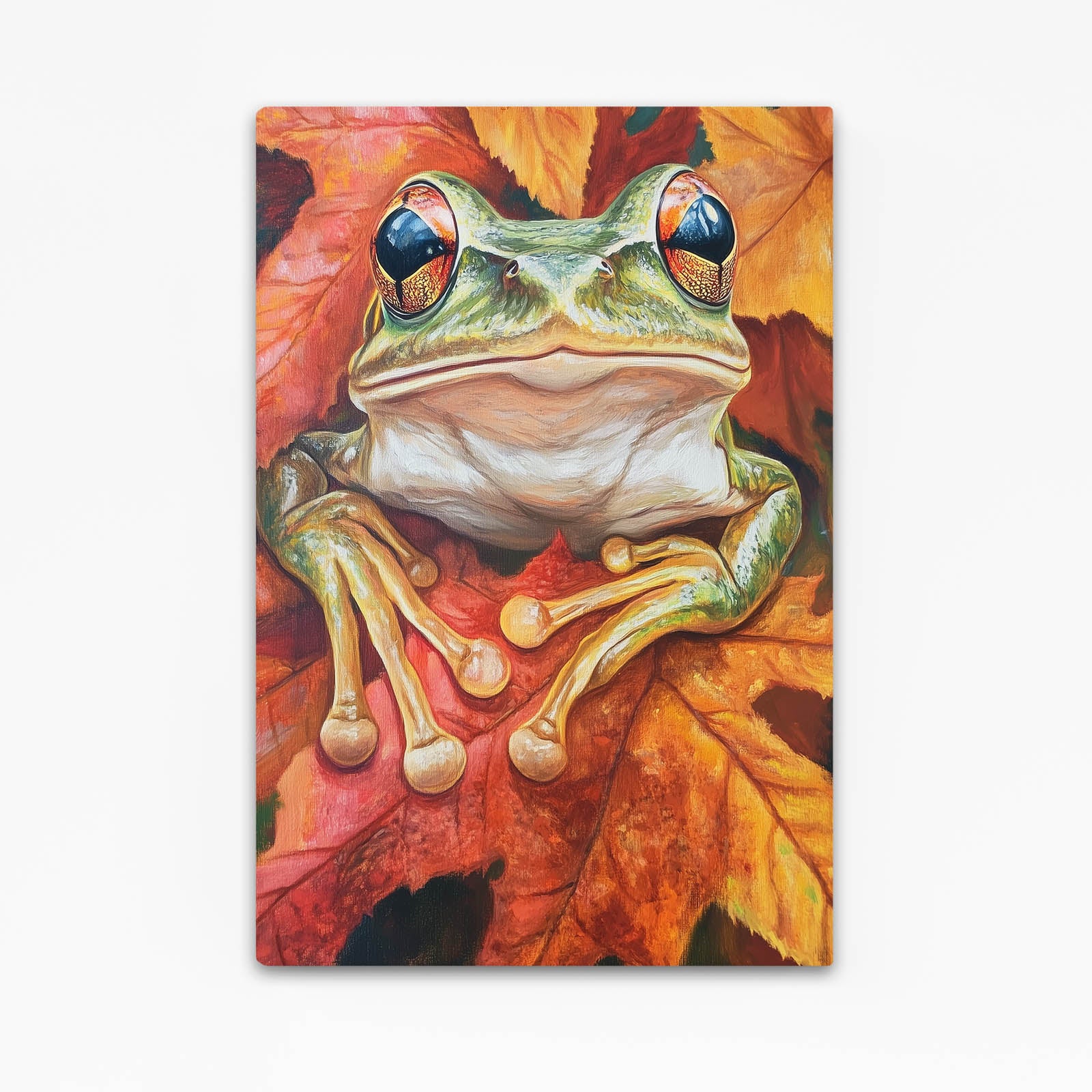 Autumn Leaf Frog Prints – autumn leaf frog frog canvas print