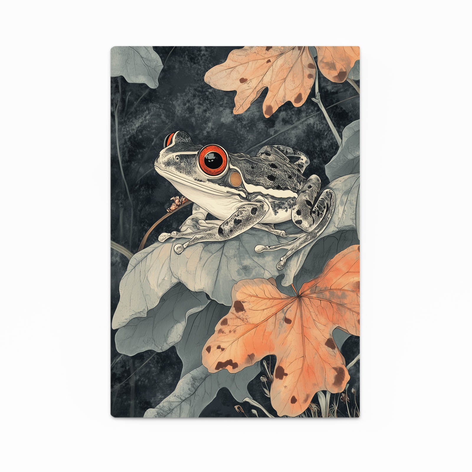 Autumn Leaf Rester Frog Canvas – autumn leaf rester frog canvas print