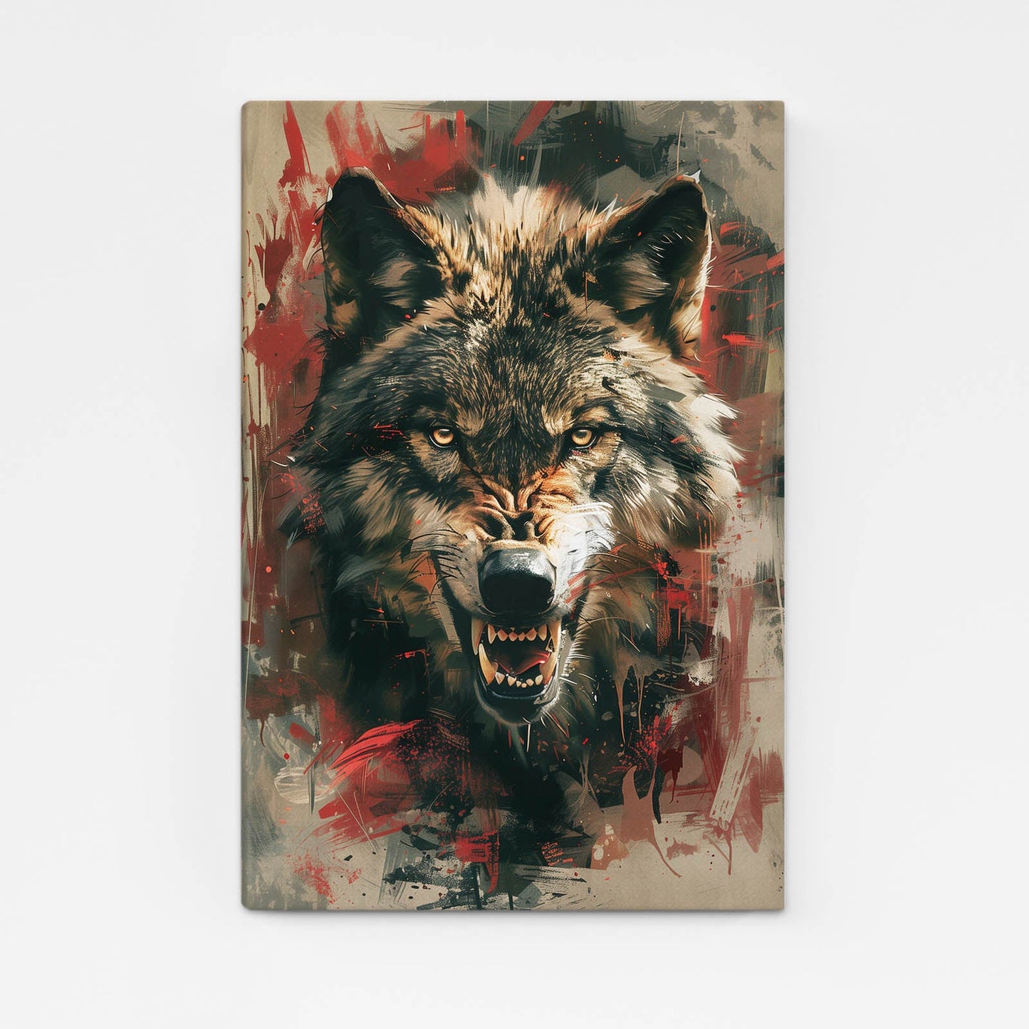 Bad Ass Wolf Art