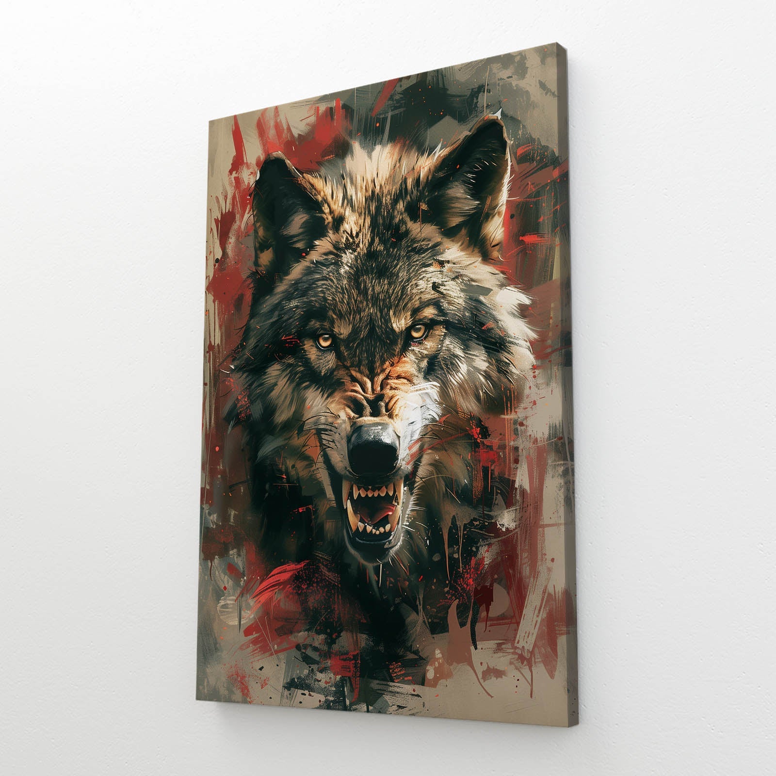 Bad Ass Wolf Art