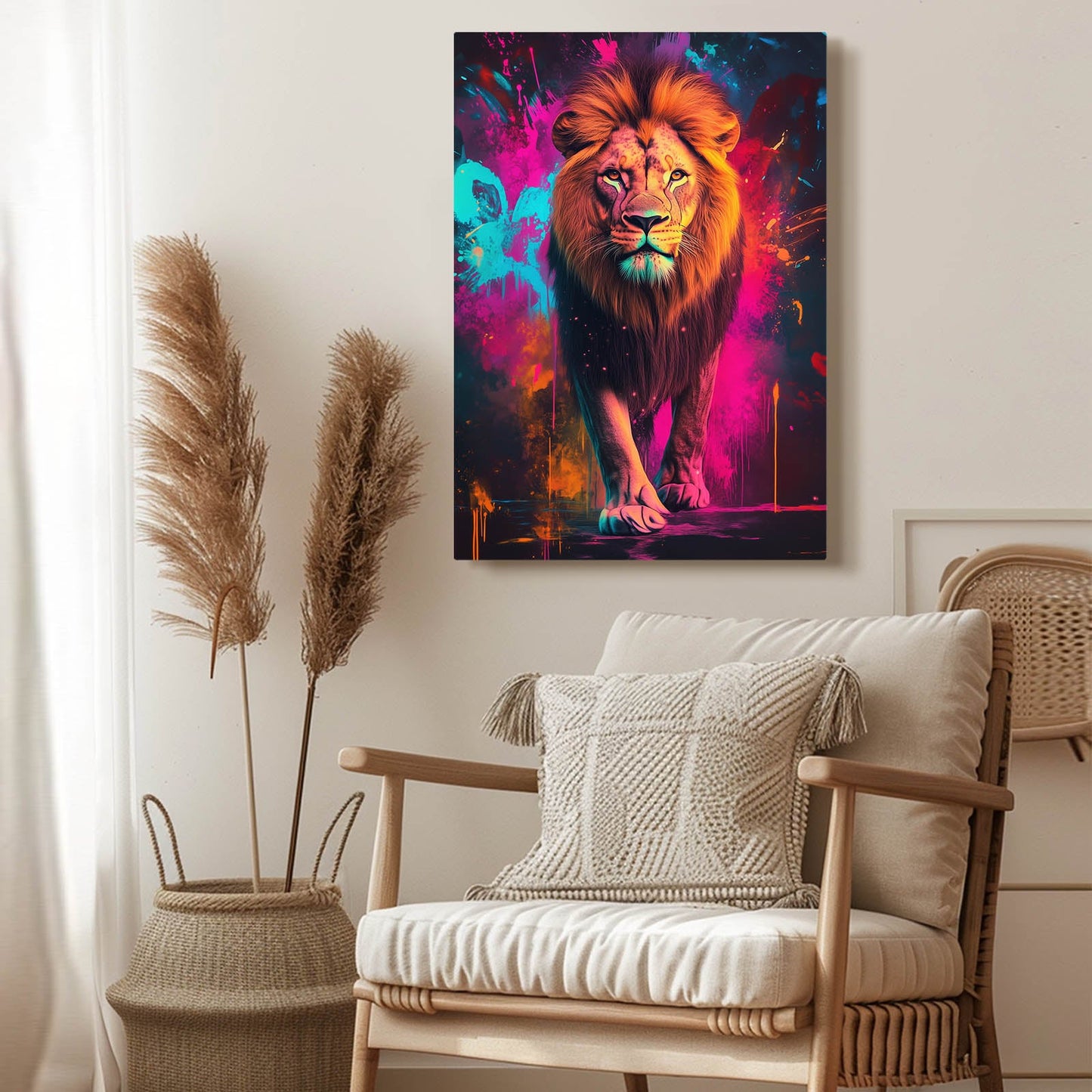 Be Brave Lion Print