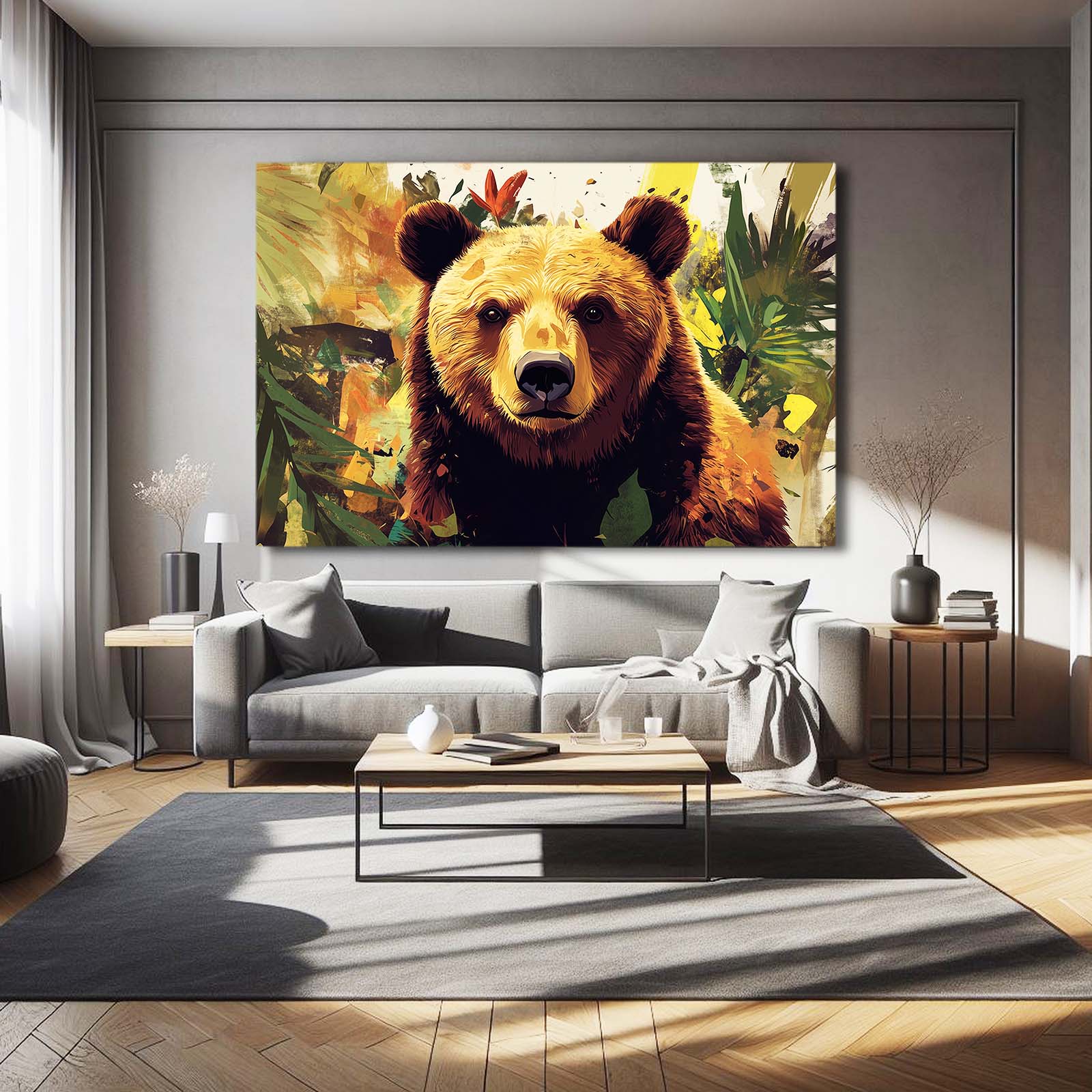 Bear Art Jungle