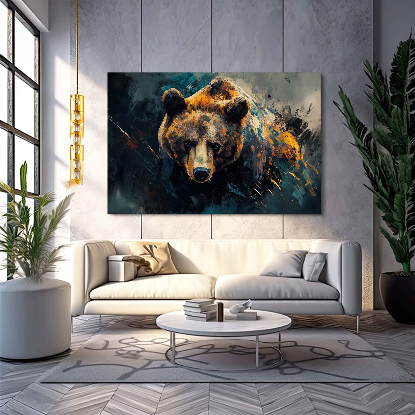 Bear Canvas Art