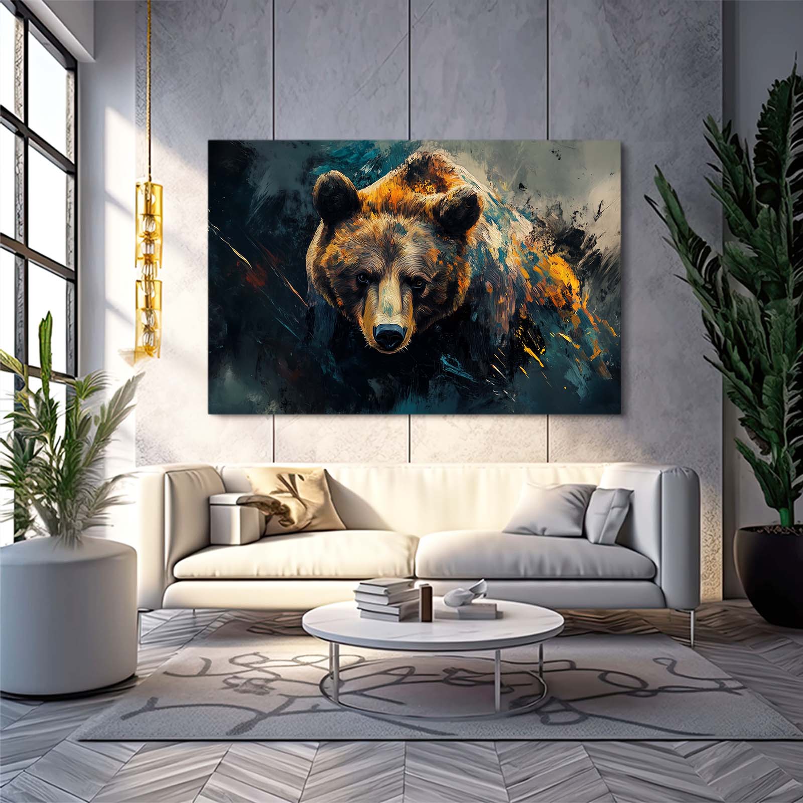 Bear Canvas Art