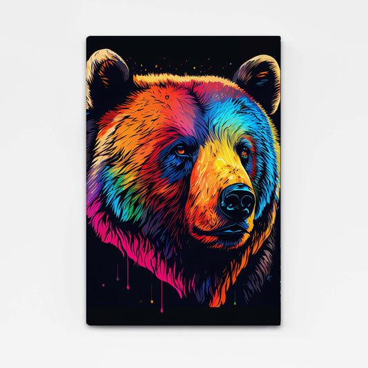 Colorful Bear Art