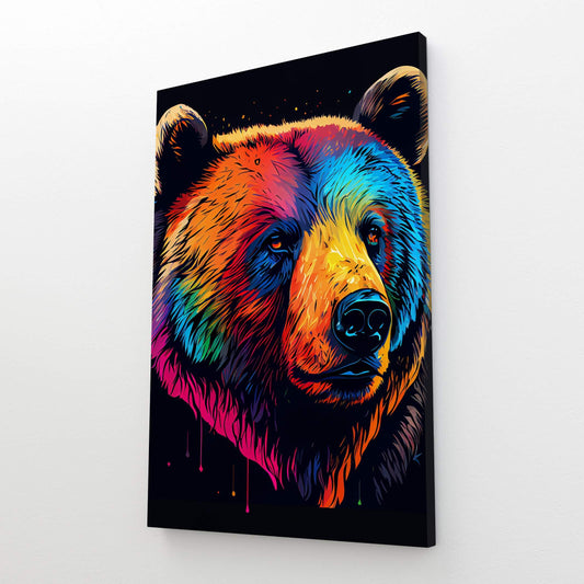 Colorful Bear Art
