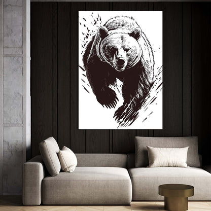 Bear Line Art
