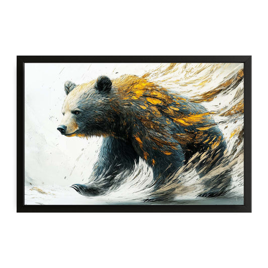 Bear Spirit Art – canvas print on white background