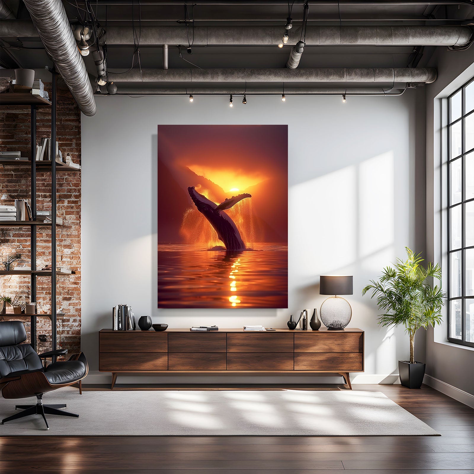Beautiful Whale Art