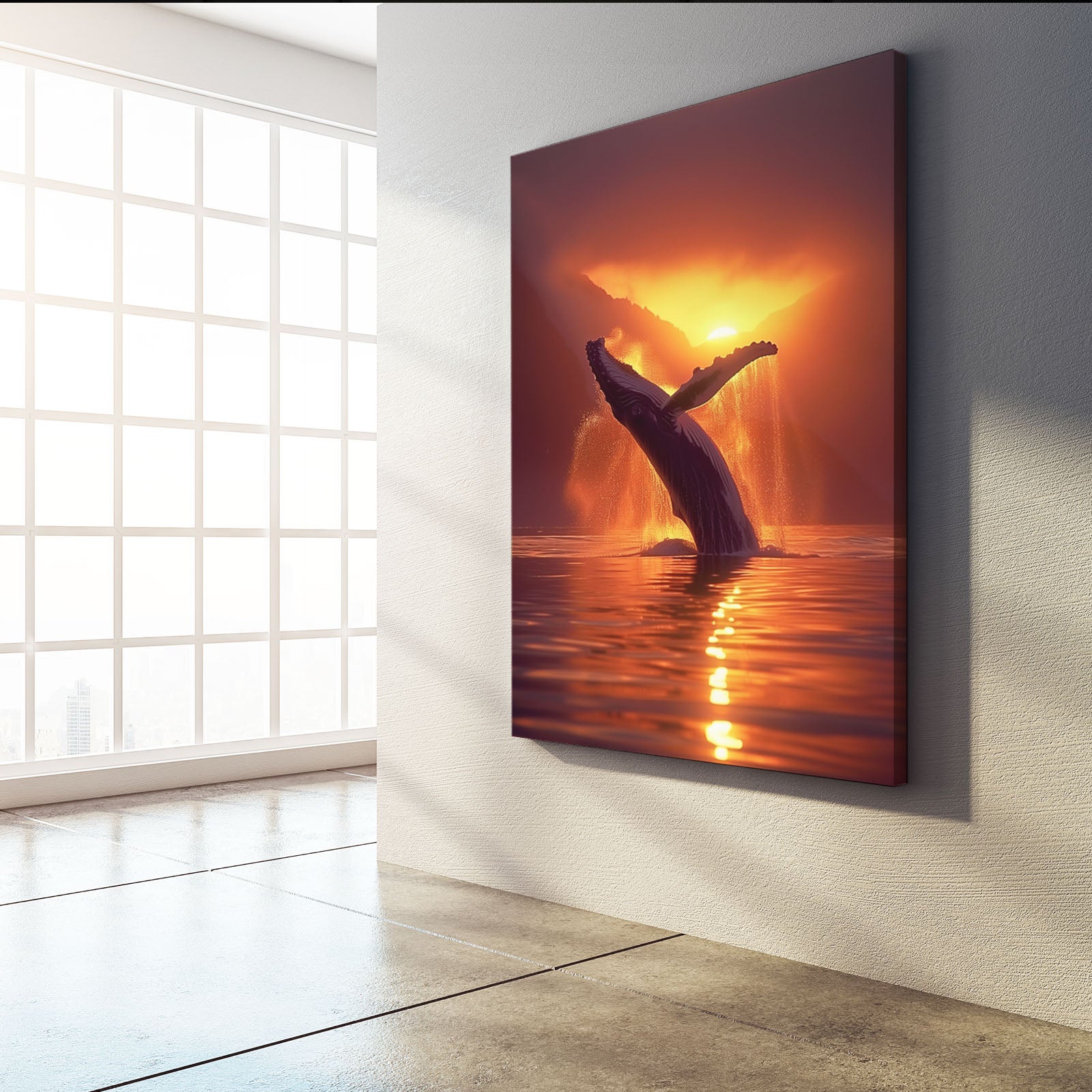 Beautiful Whale Art