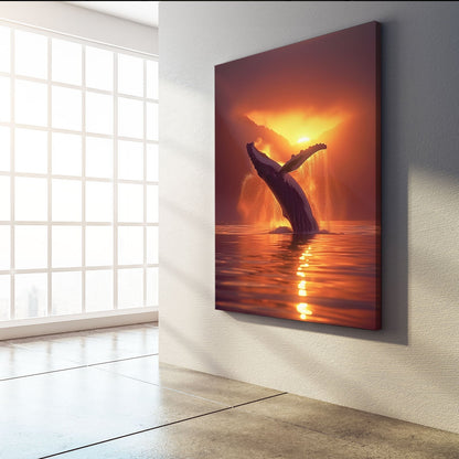 Beautiful Whale Art