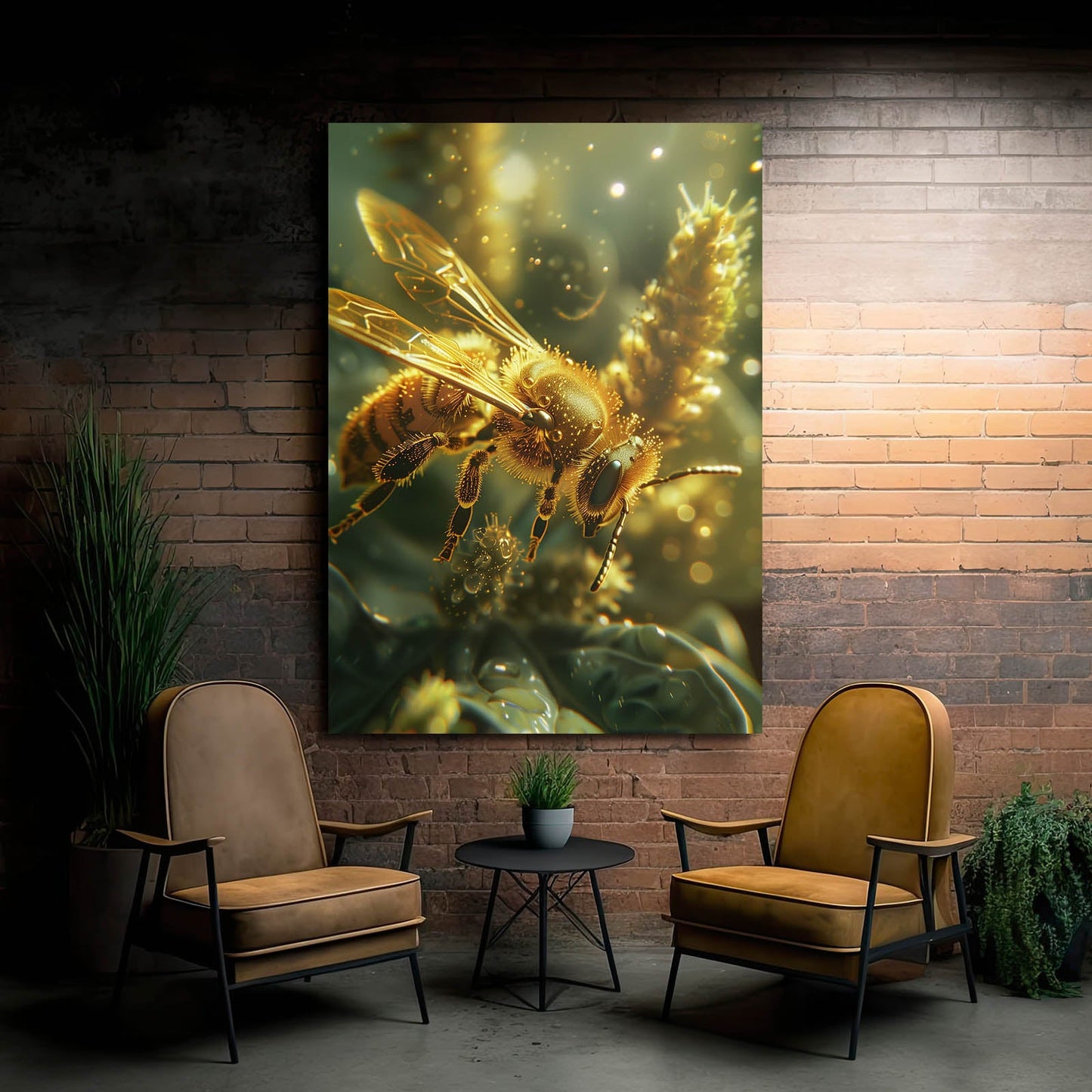 Bee And Flower Art