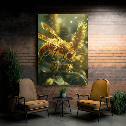 Bee And Flower Art