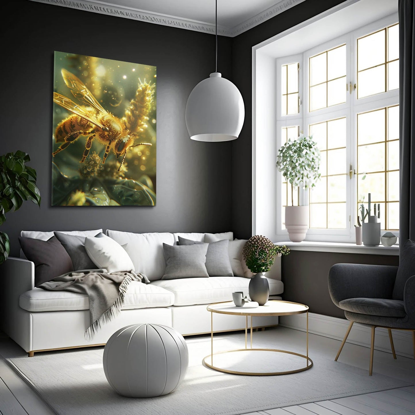 Bee And Flower Art
