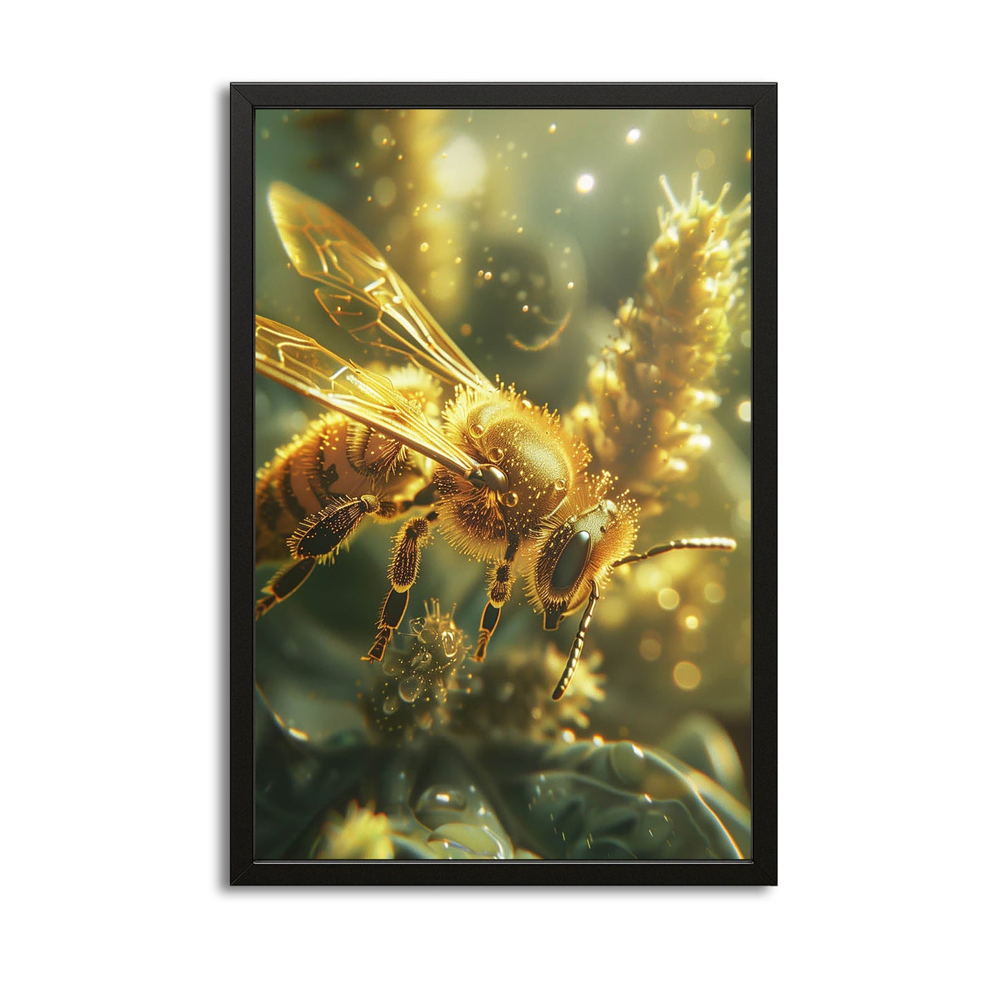 Bee And Flower Art