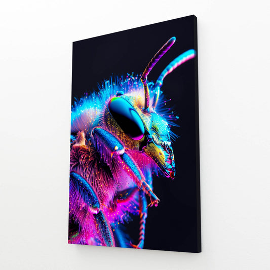 Bee In Neon Art