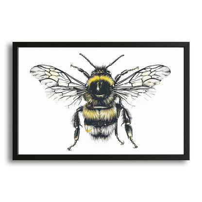 Bee Ink Drawing Art
